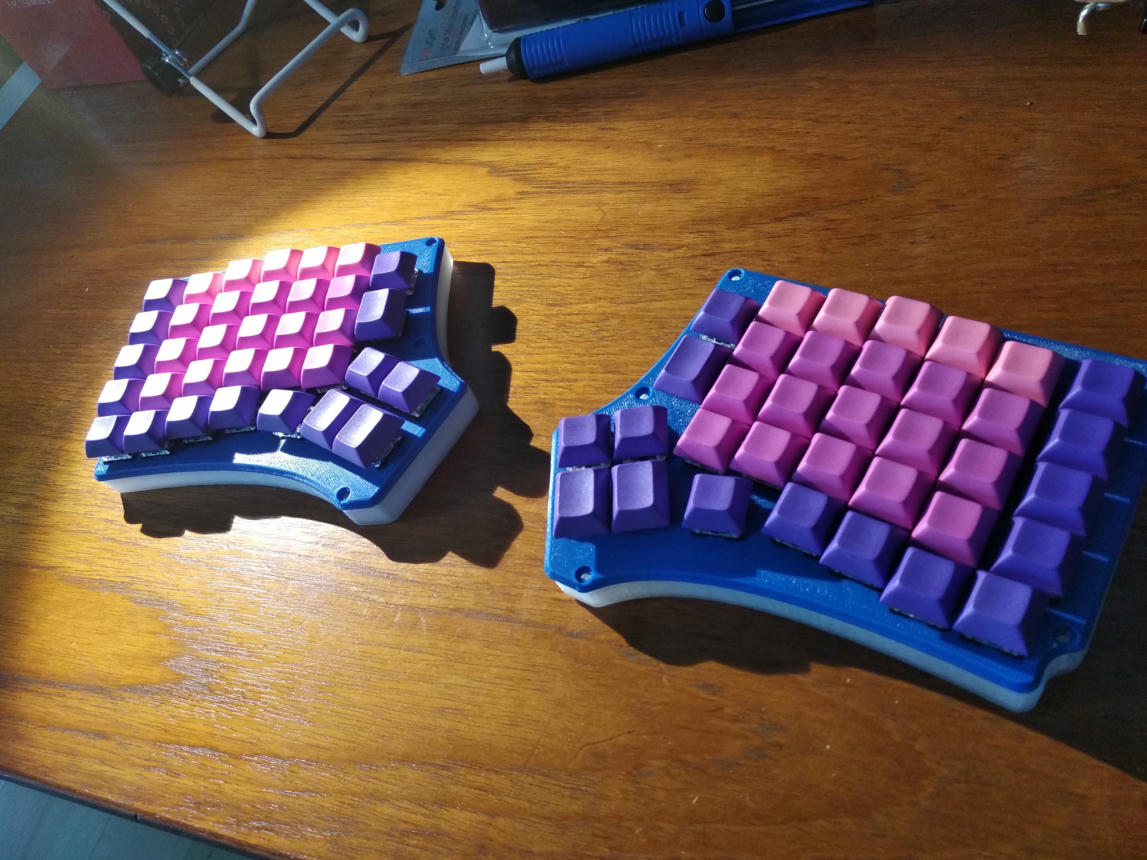 My custom redox keyboard